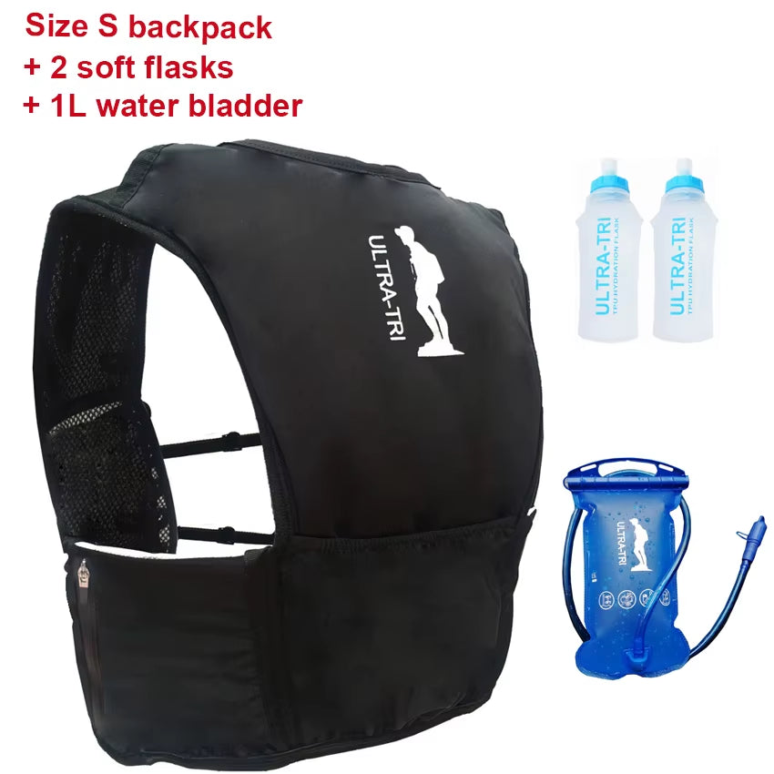 Hydration Running Backpack Vest Trail Run Pack Lightweight Marathon Race Sports Bag 8L