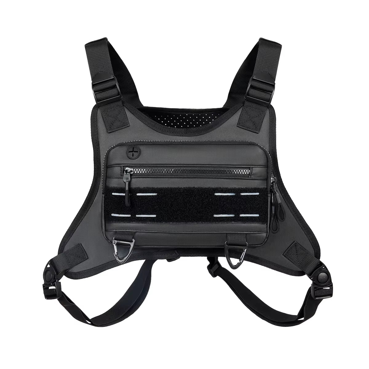 Sports Chest Bag Water Resistant Lightweight Front Chest Pack Running Vest Bag with Built-In Phone Holder Extra Storage 가방 Bolsa
