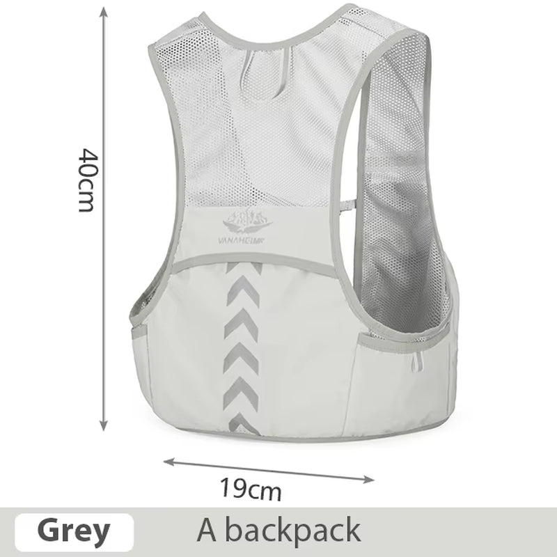 Outdoor Trail Running Backpack Ultralight Running Race Hydration Vest Marathon Bicycle Bag for Women Men Marathon Cycling Hiking
