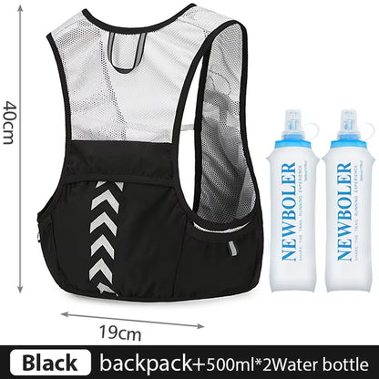 Outdoor Trail Running Backpack Ultralight Running Race Hydration Vest Marathon Bicycle Bag for Women Men Marathon Cycling Hiking