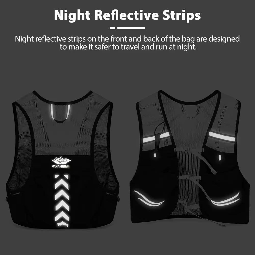 Outdoor Trail Running Backpack Ultralight Running Race Hydration Vest Marathon Bicycle Bag for Women Men Marathon Cycling Hiking