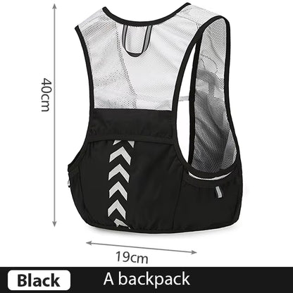 Outdoor Trail Running Backpack Ultralight Running Race Hydration Vest Marathon Bicycle Bag for Women Men Marathon Cycling Hiking