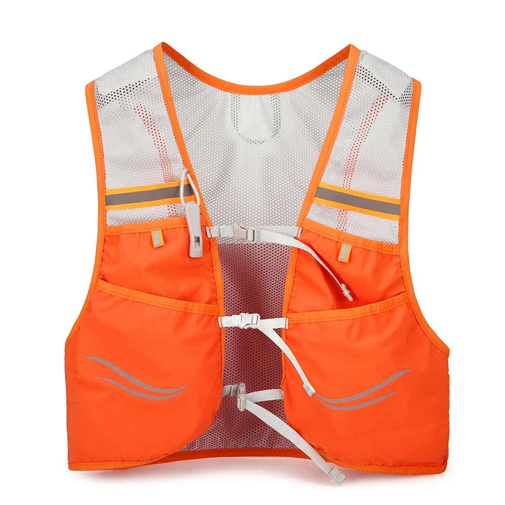 Outdoor Trail Running Backpack Ultralight Breathable Hydration Vest Running Bag Marathon Bicycle Bag for Marathon Cycling Hiking