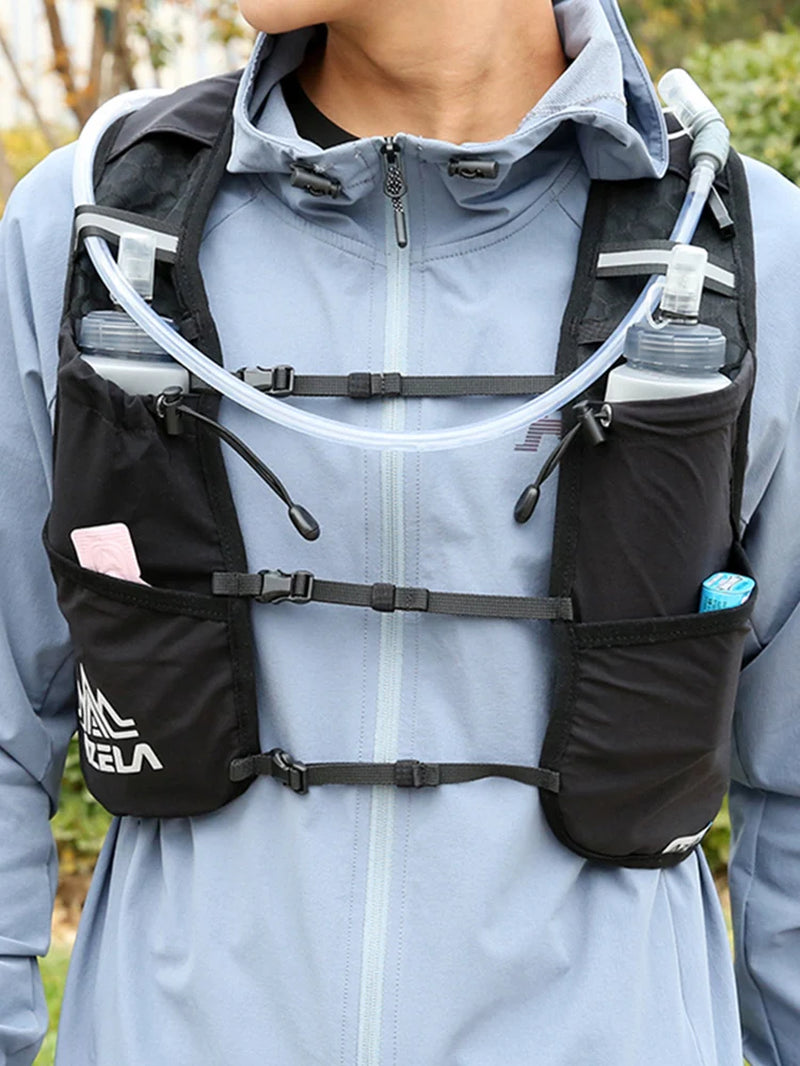 Outdoor Trail Running Backpack Lightweight Water Backpack Water Bladder Bag Daypack for Trail Running Marathon Race Hiking