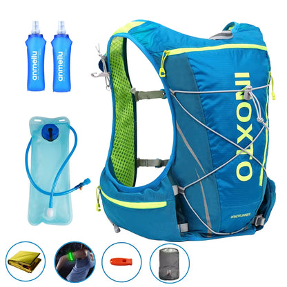 Running Hydration Vest Backpack Men Women Outdoor Sport Backpacks Trail Marathon Jogging Hiking Rucksack with Water Bag Flask