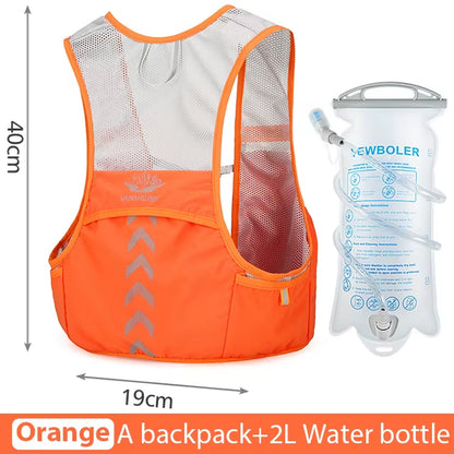 Outdoor Trail Running Backpack Ultralight Running Race Hydration Vest Marathon Bicycle Bag for Women Men Marathon Cycling Hiking