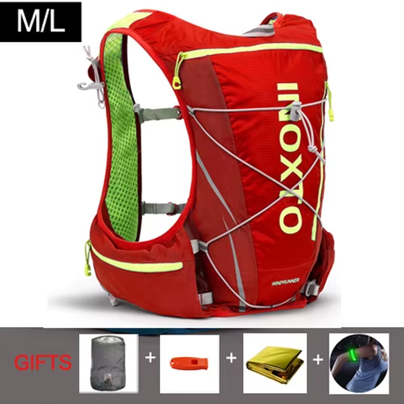 Running Hydration Vest Backpack Men Women Outdoor Sport Backpacks Trail Marathon Jogging Hiking Rucksack with Water Bag Flask
