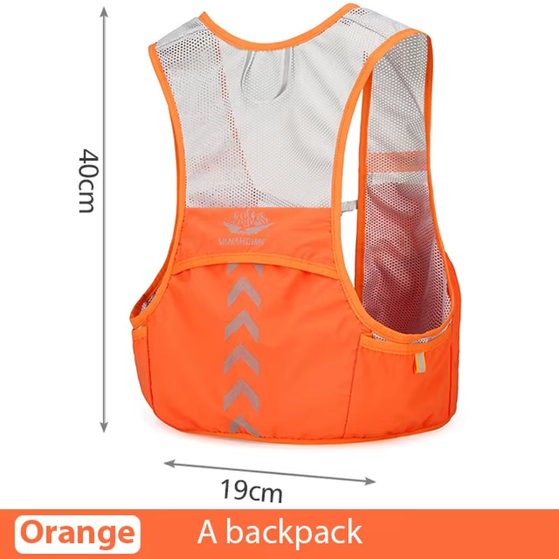 Outdoor Trail Running Backpack Ultralight Running Race Hydration Vest Marathon Bicycle Bag for Women Men Marathon Cycling Hiking